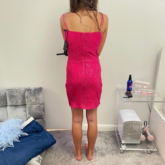 New With Tags Katie J Girls Sequin Dress size L - Picture 9 of 9